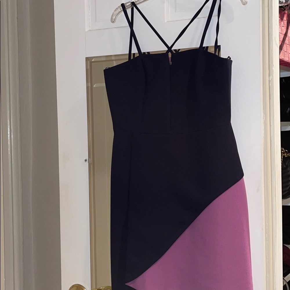 Bcbg dress blue and purple/pink